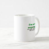Mug Im Im de argumentation expliquant simplement (Devant droit)