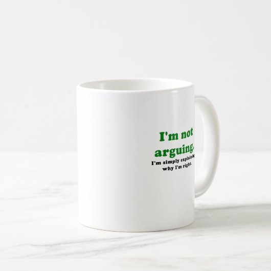 Mug Im Im de argumentation expliquant simplement (Devant droit)