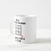 Mug Im Ingénieur LogicielJe Trouve Toujours Une Soluti (Devant gauche)