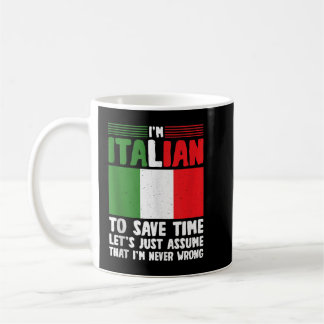 Mug im Italien im jamais mal Drapeau italien Ta