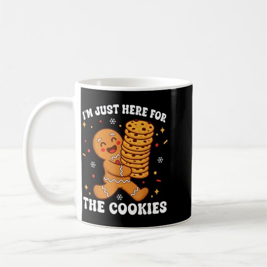 Mug I'm Just Here For The Cookies Gingerbear  (Gauche)