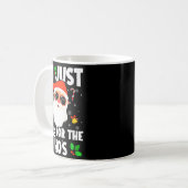 Mug I'm Just Here For The Ho's Funny Santa Christmas X (Devant gauche)