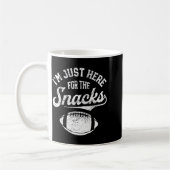Mug I'm Just Here For The Snacks Funny Fantasy Footbal (Gauche)