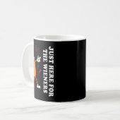 Mug I'm Just Here For The Wieners Funny 4th Of July (Devant gauche)