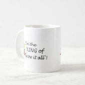 Mug Im le Roi Of Know It All (Devant gauche)