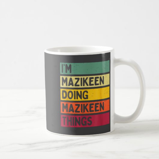 Mug I'm Mazikeen Doing Mazikeen Things Funny D Quote  (Droite)