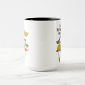 Mug I'm Mid Century Modern Retro Fish Swimming Plants (Centre)