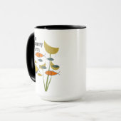 Mug I'm Mid Century Modern Retro Fish Swimming Plants (Devant gauche)