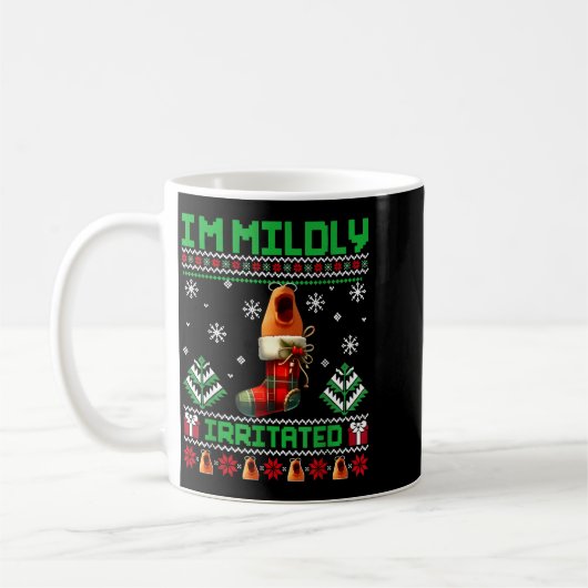 Mug I'm Mildly Irritated Marcus The Worm Christmas Fun (Gauche)