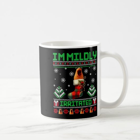 Mug I'm Mildly Irritated Marcus The Worm Christmas Fun (Droite)