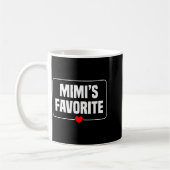 Mug I'm Mimi's Favorite Granhild Grandson Granddaughte (Gauche)