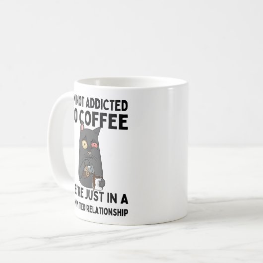 Mug I'm not addicted to coffee (Devant gauche)