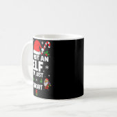 Mug Im Not An Elf Im Just Short Funny Christmas Xmas M (Devant gauche)