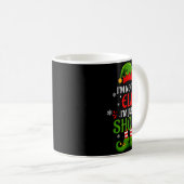 Mug I'm Not An Elf I'm Just Short Merry Christmas Elf (Devant droit)