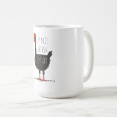 Mug I'm Not Chicken, I'm Art - Quirky Retro T Shirt (Devant droit)