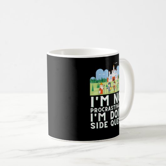 Mug I'm not procrastinating I'm doing Side Quests - Ga (Devant droit)