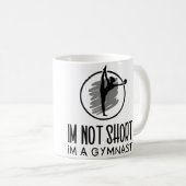 Mug Im Not Short Im A Gymnast Cheerleading (Devant droit)