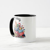 Mug I'm Okay Funny Quilting Christmas Lovers (Devant gauche)