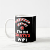 Mug Im On Santas Wifi Christmas Holiday Xmas (Gauche)