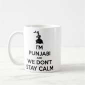 Mug Im Punjabi And We Dont Keep Calm Baby  (Gauche)