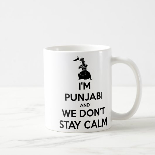 Mug Im Punjabi And We Dont Keep Calm Baby  (Droite)