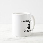 Mug I'm Silently Judging Your Wiring (Devant droit)