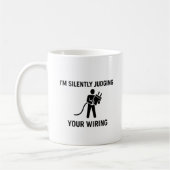 Mug I'm Silently Judging Your Wiring (Gauche)