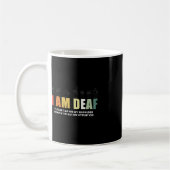 Mug Im Sourd-Mute Sourde-Sourde Sourde Sensibilisation (Gauche)