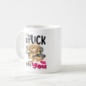 Mug Im Stuck On You Simple Romantic Design  (Devant gauche)