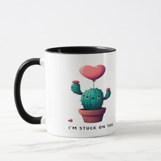 Mug Im Stuck On You Style Romantique Intemporel (Gauche)