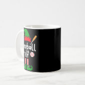 Mug I'm The Baseball Elf Christmas Family Matching Paj (Devant gauche)