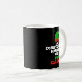 Mug I'm The Construction Manager Elf Family Pajama Chr (Devant droit)