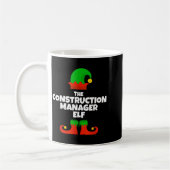 Mug I'm The Construction Manager Elf Family Pajama Chr (Gauche)