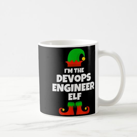 Mug I'm The Devops Engineer Elf Family Pajama Christma (Droite)