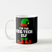 Mug I'm The Eeg Tech Elf Family Pajama Christmas Funny (Gauche)