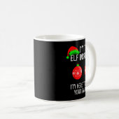 Mug I'm The Elf Inspector Funny Baubles Christmas Elf (Devant droit)