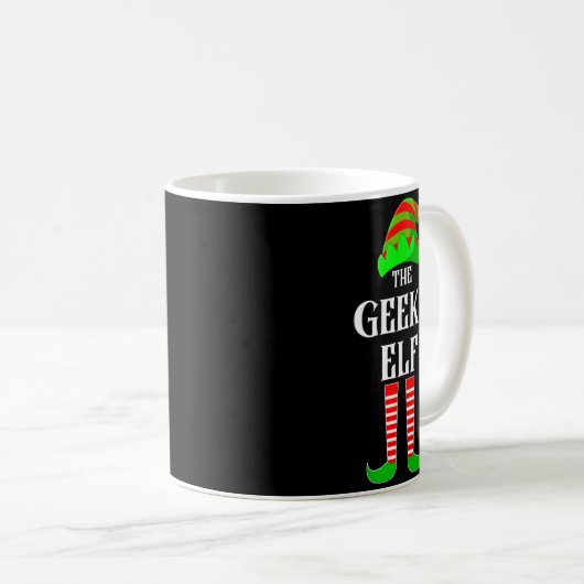 Mug I'm The Geeky Elf Family Matching Costume Christma (Devant droit)