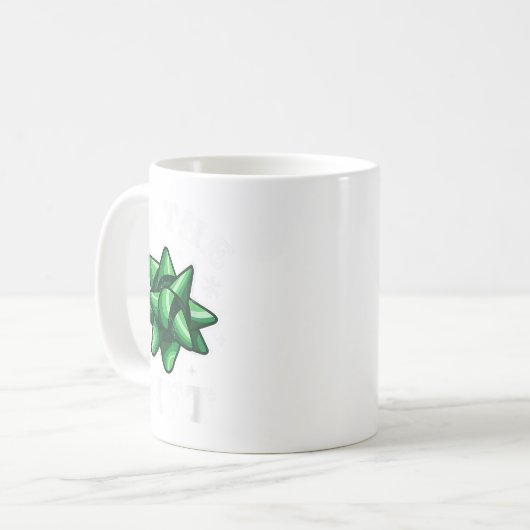 Mug I'm The Gift - Drôle laide pull de Noël - Noël (Devant gauche)