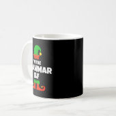 Mug I'm The Grammar Elf Family Pajama Christmas Englie (Devant gauche)