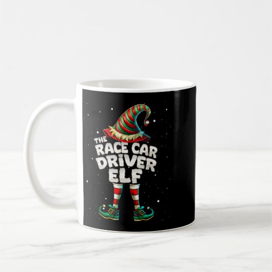 Mug I'm The Race Car Driver Elf Family Matching Group (Gauche)