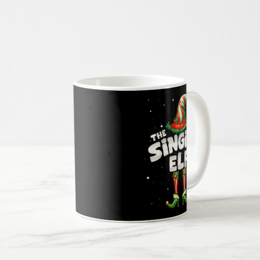 Mug I'm The Singing Elf Family Matching Group Christma (Devant droit)