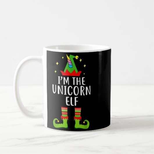 Mug I'm The Unicorn Elf Matching Family Group Christma (Gauche)