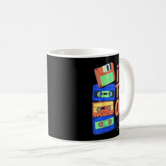 Mug I'm This Old Funny Retro Floppy Cette Design Vinta (Devant droit)