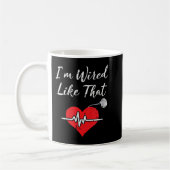 Mug I'm Wired Like That ICD Surgery Cardiac Pacemaker (Gauche)