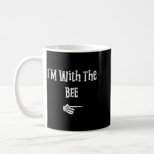 Mug I'm With Bee Halloween Costume Funny Couples Match (Gauche)