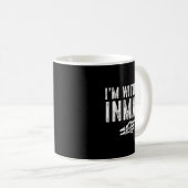 Mug I'm With The Inmate Easy Costume Halloween Couples (Devant droit)