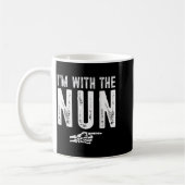 Mug I'm With The Nun Easy Costume Halloween Couples Ma (Gauche)