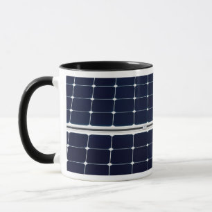 Mug Image amusante du panneau d'énergie solaire