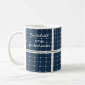 Mug Image amusante d'un panneau solaire (Gauche)