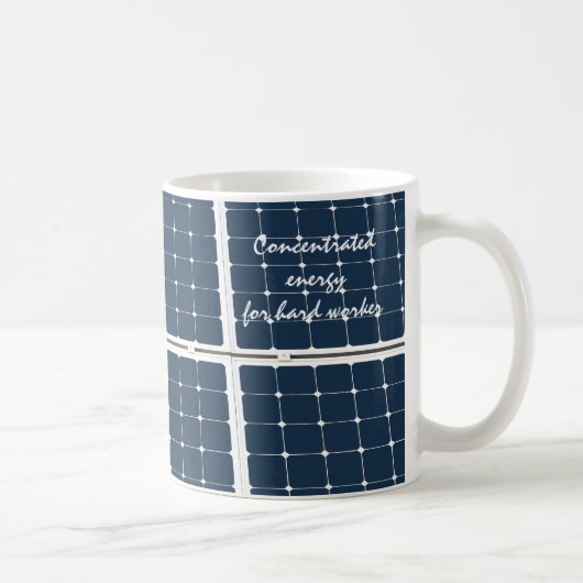 Mug Image amusante d'un panneau solaire (Droite)